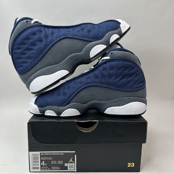 Nike Shoes Air Jordan 13 Retro GS “Flint Navy" 2024 - Picture 3 of 5
